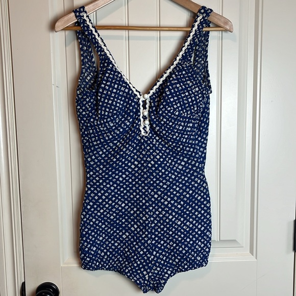 Vintage 1960’s Swimsuit Peter Pan Sun Blazers & coverup Sz 10 - Picture 7 of 14